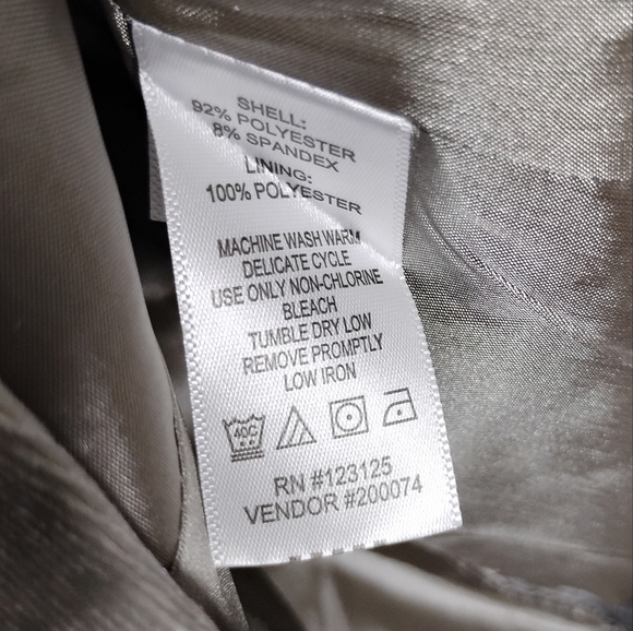 Chadwicks Velour Blazer Size 10 Party Cocktail Holiday Feminine Stretch Jacket - Picture 8 of 9